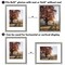 Americanflat Vintage Picture Frame with Mat and Beaded Accents with Shatter Resistant Glass